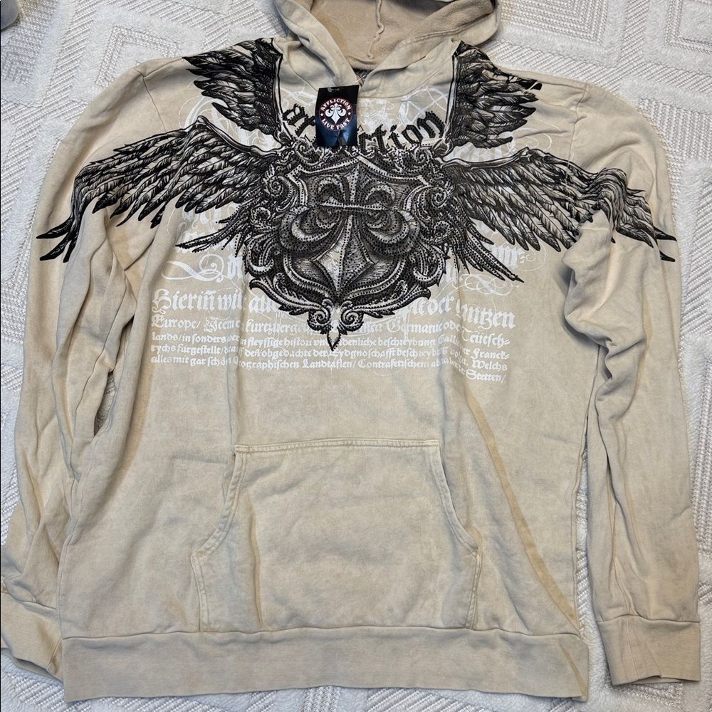 AFFLICTION - Balance Hooded Sweatshirt - Picture 3 of 7